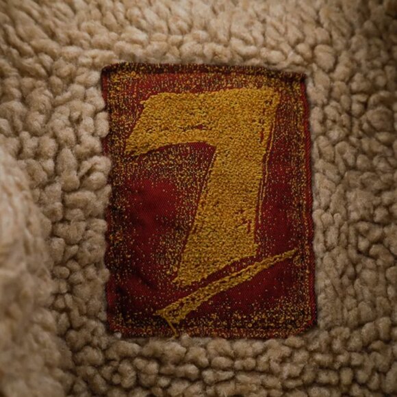 7 for all Mankind Sherpa Lined Denim Womens Jacket VINTAGE, Large - Picture 6 of 14